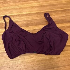Curvy Kate Burgundy Wirless Bralette